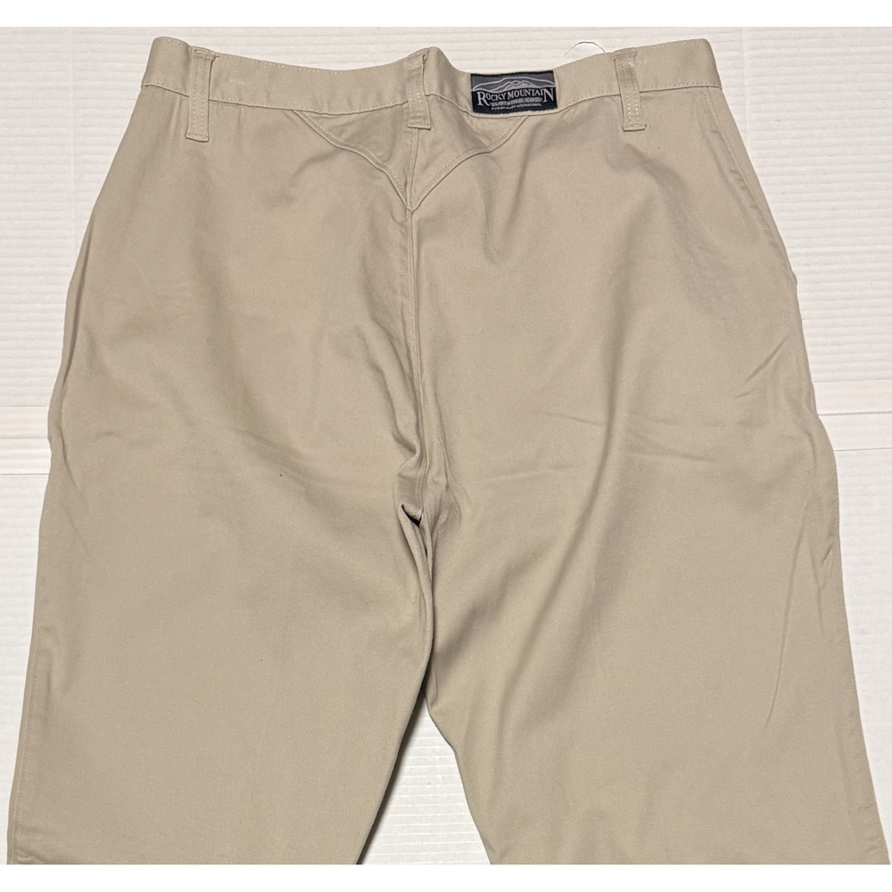ROCKY MOUNTAIN - Womens Vintage Bareback High-Rise Western Chino Pants -12 Long